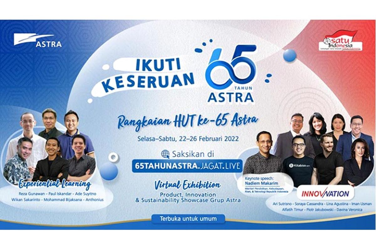 Rangkaian acara HUT ke-65 Astra. 