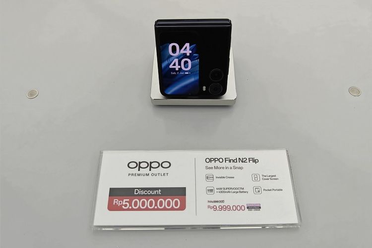 Oppo Find N2 Flip diskon Rp 5 juta