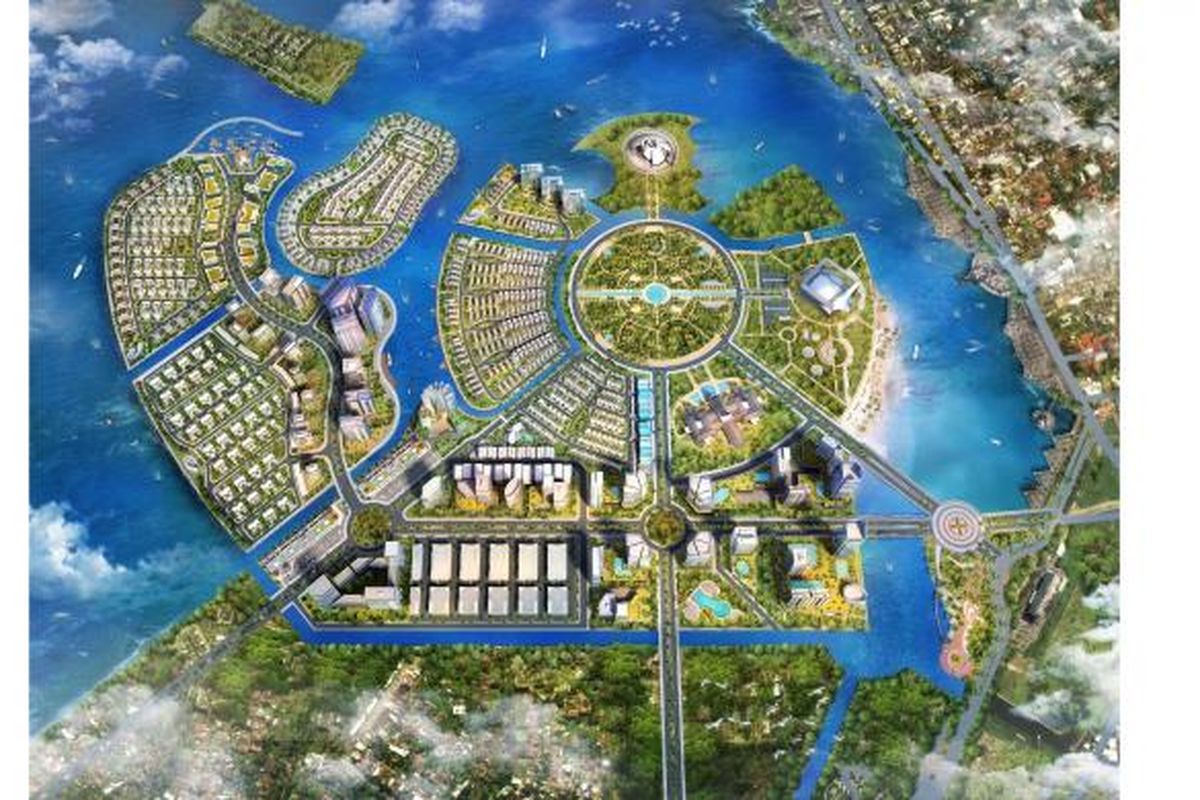 Master plan CitraLand City Losari, Makassar, Sulawesi Selatan.