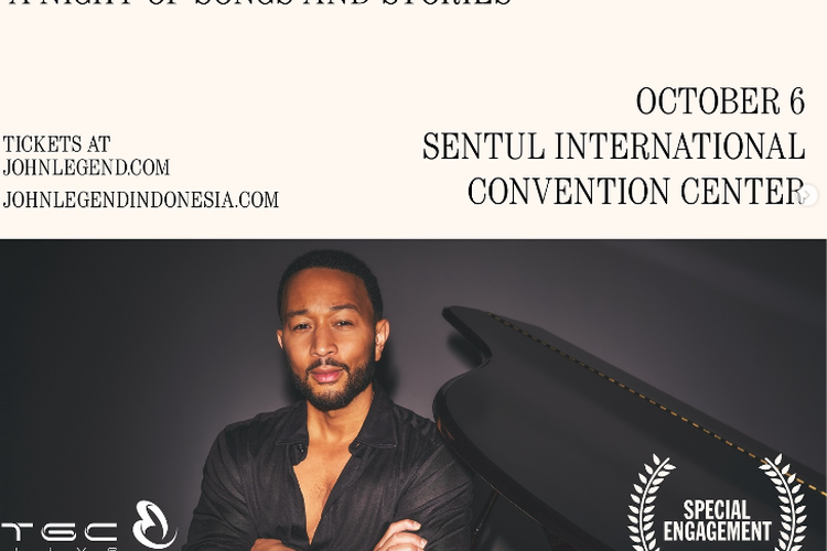 Harga Tiket Konser John Legend di Jakarta