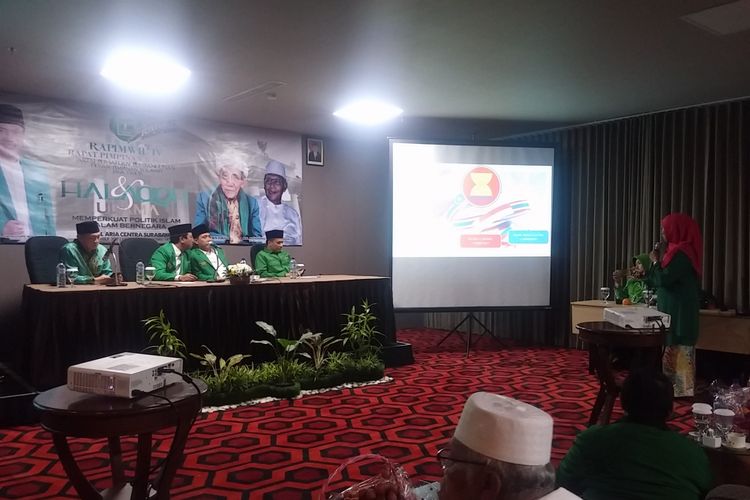 Khofifah paparkan visi dan misi di forum Rapimwil PPP Jatim