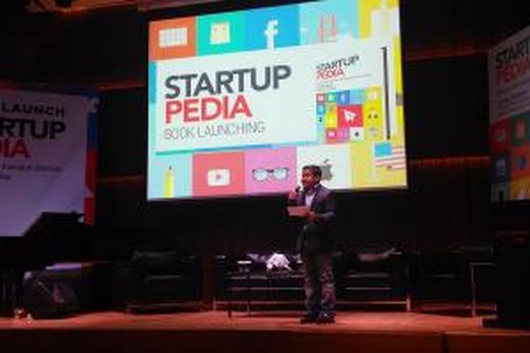 Peluncuran buku Startup Pedia, Senin (5/5/2015) di The Energy Building, Jakarta
