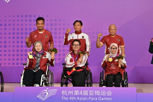 Klasemen Akhir Asian Para Games 2022: Indonesia Ke-6, Bawa 29 Emas dan Lampaui Target