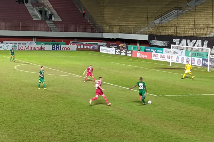 Pertandingan PSS vs Persis pada pekan kesembilan Liga 1 2022-2023 di Stadion Maguwoharjo, Sleman, pada Sabtu (10/9/2022) malam WIB.