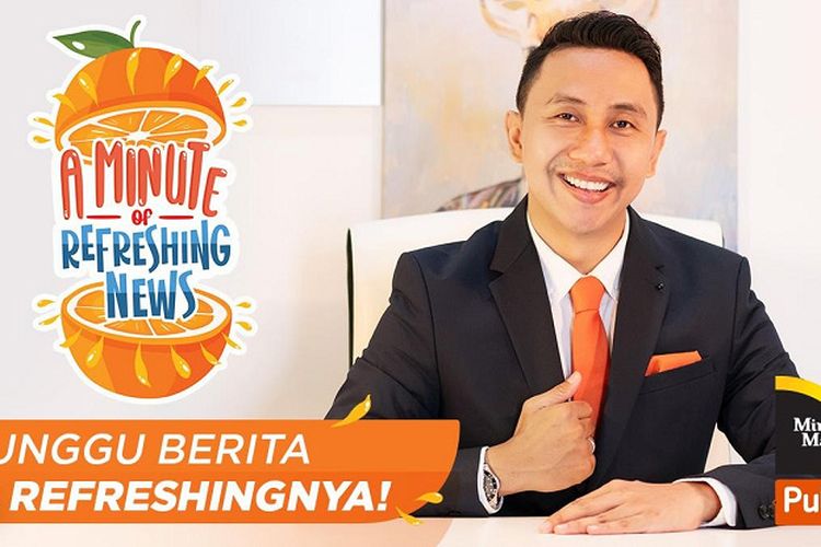 Program #AminuteOfRefreshingNews bersama Raden Rauf 