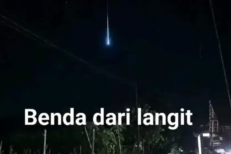 BRIN Ungkap Asal Cahaya Biru di Majalengka, Meteor Diduga Jatuh di Samudera Hindia