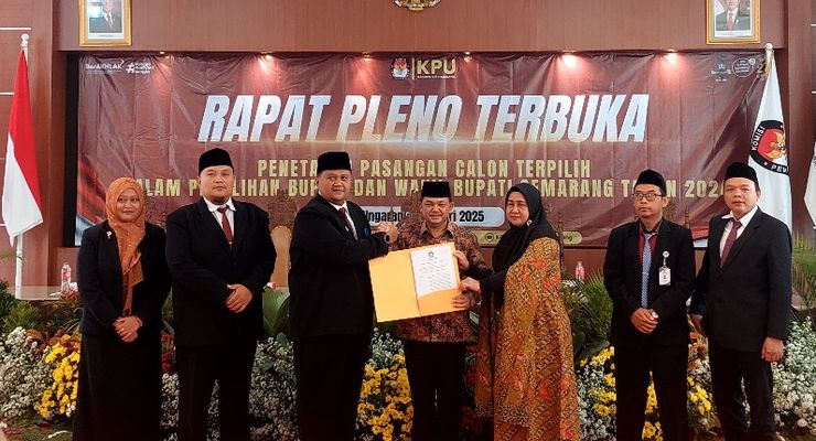 Ngesti-Arifah Ditetapkan Bupati-Wakil Bupati Semarang, Bentuk Tim Transisi Pemerintahan