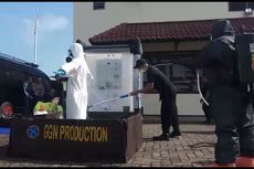 Ratusan Polisi yang Kenakan Hazmat Akan Sterilkan Pusat Keramaian di Jateng