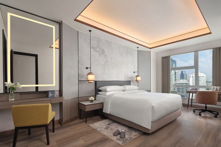 The Mayflower, Jakarta, menawarkan pengalaman menginap di apartemen. 