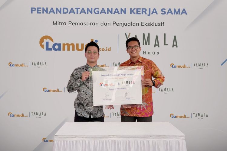 Kerja sama Lamudi dengan Genesis Indojaya sebagai mitra pemasaran dan penjualan eksklusif yamala Haus.