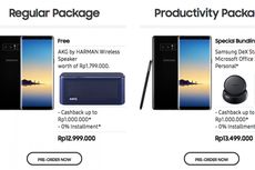 Telkomsel, XL, dan Indosat Buka Pemesanan Galaxy Note 8, Ini Daftar Paketnya