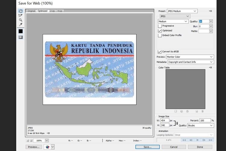 Cara  mengecilkan foto dengan Adobe Photoshop