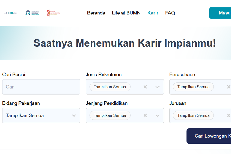 FHCI Rilis Loker Rekrutmen Bersama BUMN 2025 yang Masih Ada Kuota, Ini Daftarnya