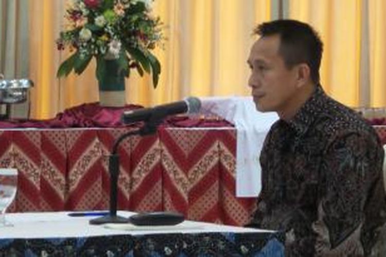 Ketua Komisi Yudisial Suparman Marzuki saat mengikuti seleksi calon anggota KY di Sekretariat Negara, Senin (3/8/2015).