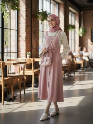 Rekomendasi outfit bukber bernuansa cewek kue.