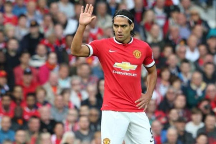 Striker Manchester United asal Kolombia, Radamel Falcao.