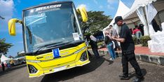 Ratusan Bus Berdatangan ke TMII, Siap Bawa Ribuan Warga Jateng Mudik Gratis