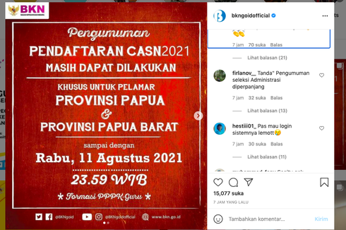 Pendaftaran PPPK Guru Papua dan Papua Barat Diperpanjang hingga 11 Agustus 2021