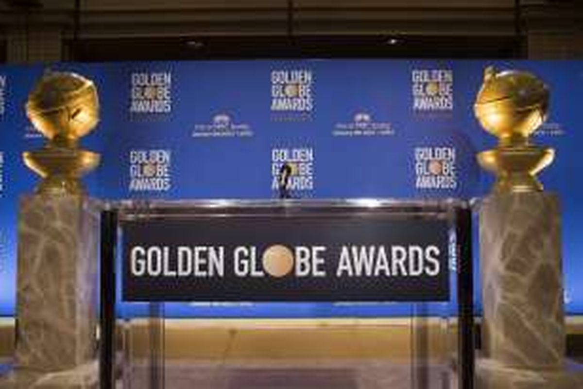 Suasana menjelang pengumuman nominasi Golden Globe Awards ke-74 di The Beverly Hilton Hotel, Beverly Hills, California, Senin (12/12/2016).