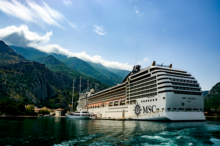 Ilustrasi kapal pesiar MSC Cruises.