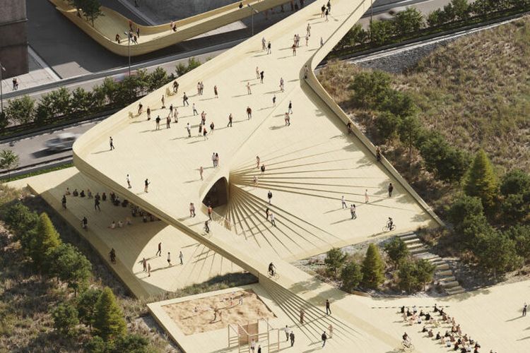 Dream Pathway, jalur pedestrian di Iran yang berhasil memenangkan World Architecture Festival 2022