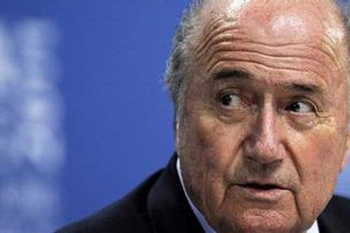 Presiden FIFA Sepp Blatter.