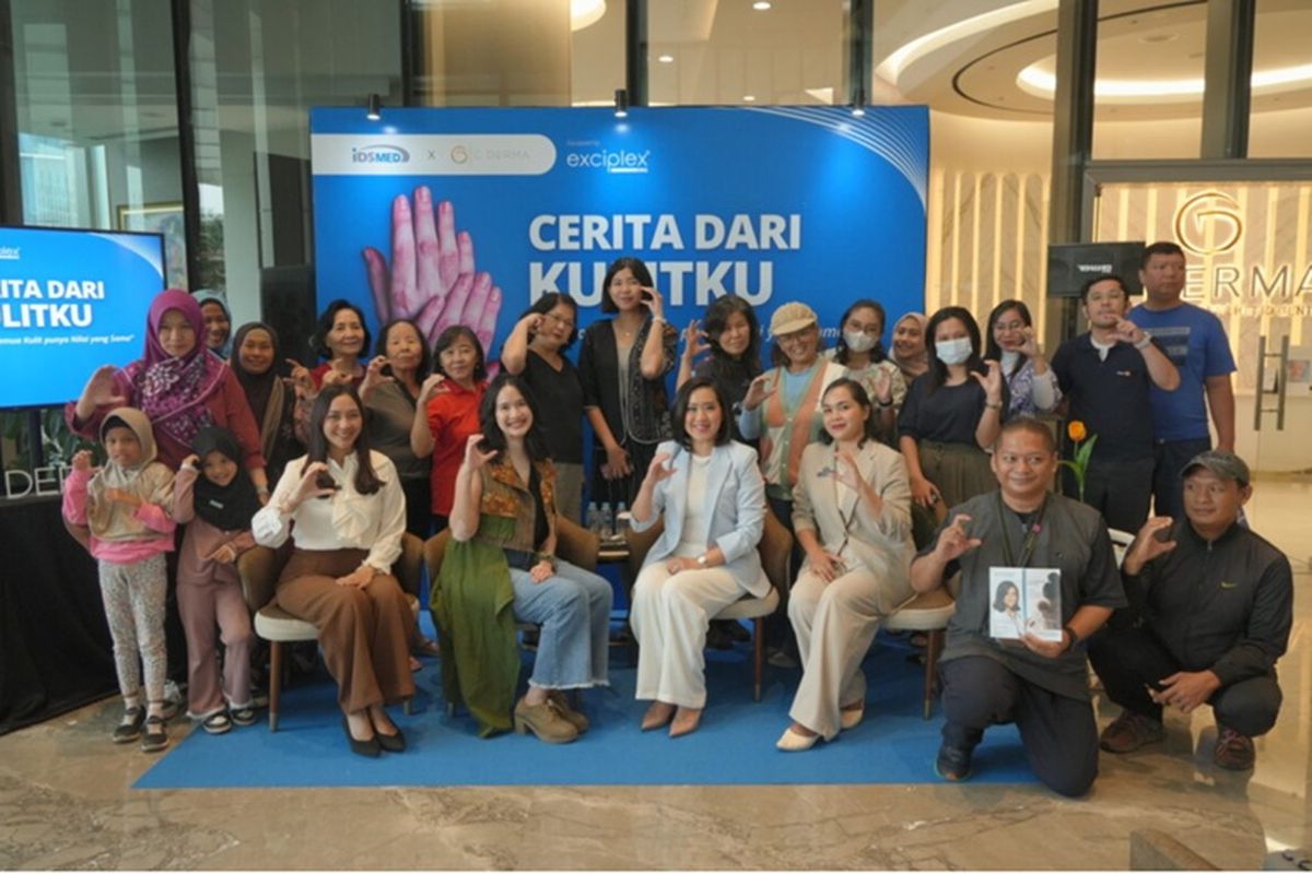 Para peserta yang hadir di acara bertajuk ?Cerita dari Kulitku? dari C Derma Clinic.