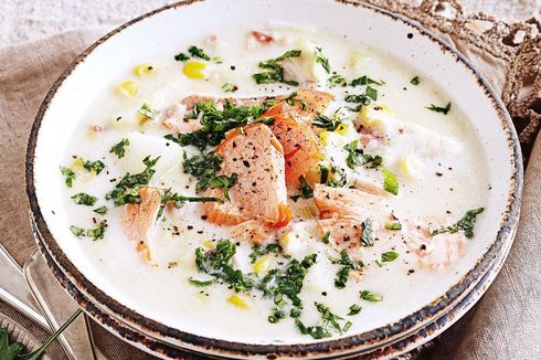 Resep Sup Krim Ikan Antiamis, Cocok untuk yang Sedang Flu