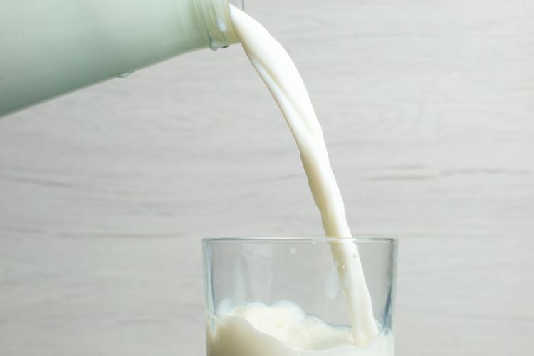 Ilustrasi susu, saran minum susu setiap hari.