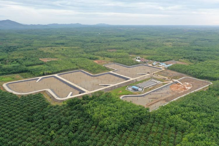 TPA Regional Banjarbakula, Kalimantan Selatan, diresmikan Presiden Joko Widodo, Jumat (7/2/2020)