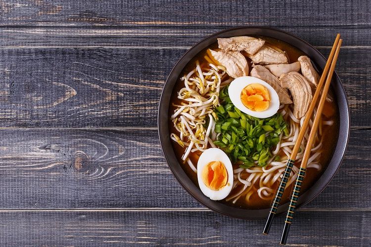 Ilustrasi ramen.