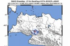Gempa Tektonik Bermagnitudo 3,3 Guncang Gunung Salak Bogor
