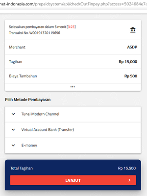 Pemilihan Metode Pembayaran Tiket