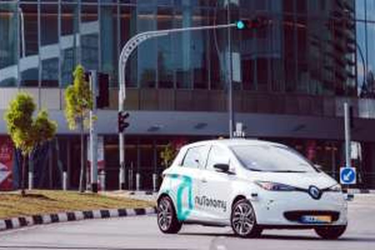 Renault Zoe jadi taksi otonomos di Singapura.