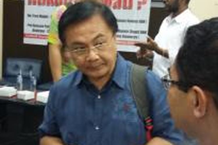 Mantan Deputi Bidang Pemberantasan Narkoba Badan Narkotika Nasional (BNN) Benny Mamoto, saat ditemui di Jakarta, Kamis (12/3/2015).