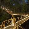Indahnya Suasana Malam di Seribu Batu Songgo Langit Yogyakarta