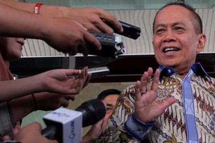 Anggota Dewan Pembina Partai Demokrat yang juga Menteri Koperasi dan UKM Syarief Hasan 