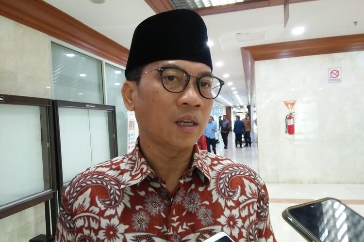 Ketua DPP PAN Yandri Susanto di Kompleks Parlemen, Senayan, Jakarta, Selasa (19/11/2019).