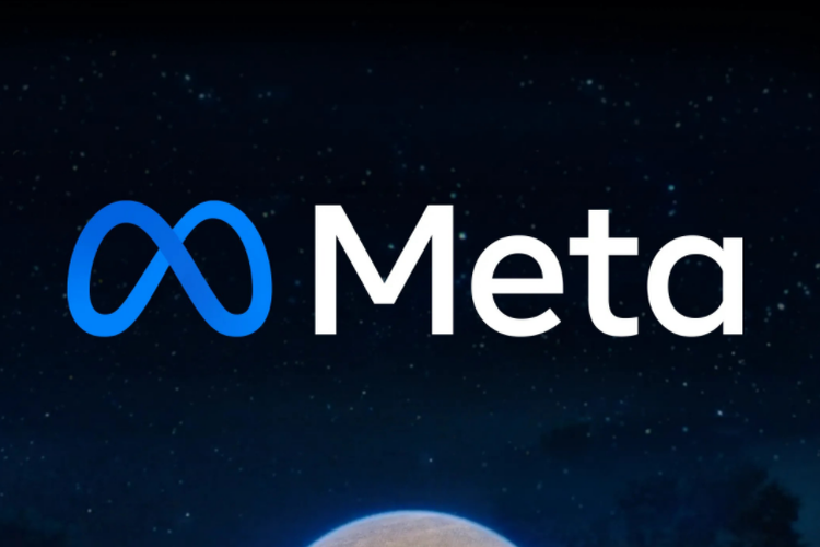  Logo baru Meta, perusahaan induk Facebook, WhatsApp, dan Instagram.