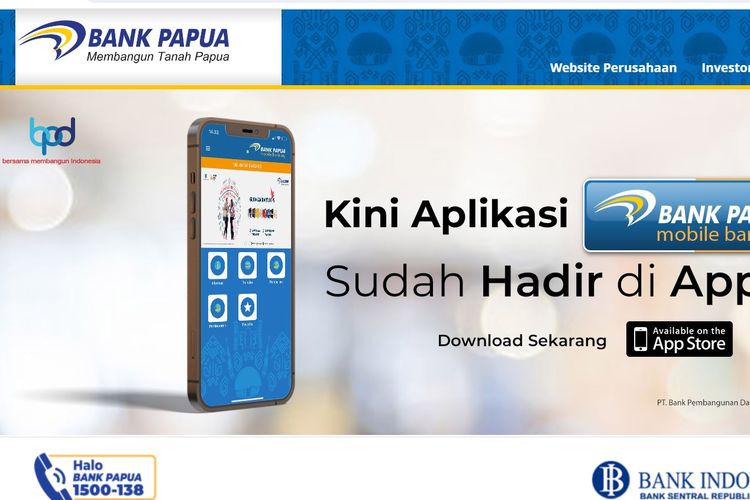Cara daftar mobile banking Bank Papua yakni dengan mengunduh lebih dulu aplikasinya di ponsel lalu datang ke ATM. Cara registrasi mobile banking Bank Papua sangat gampang prosesnya, dengan fitur ini nasabah bisa menggunakan berbagai macam fitur, misalnya cek saldo Bank Papua online.