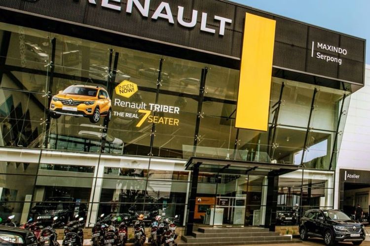 Ilustrasi diler Renault yang dikelola Maxindo Renault Indonesia
