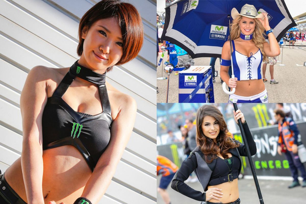 Umbrella Girl MotoGP