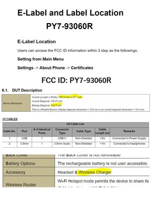 Dokumen listing ponsel yang diyakini sebagai Sony Xperia 5 IV di situs FCC AS. Dokumen ini merinci sejumlah spesifikasi yang bakal dibawa ponsel Sony Xperia 5 IV.