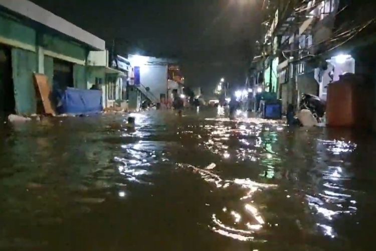 600 Rumah di Muara Angke Jakut Terendam Banjir Rob Malam Ini