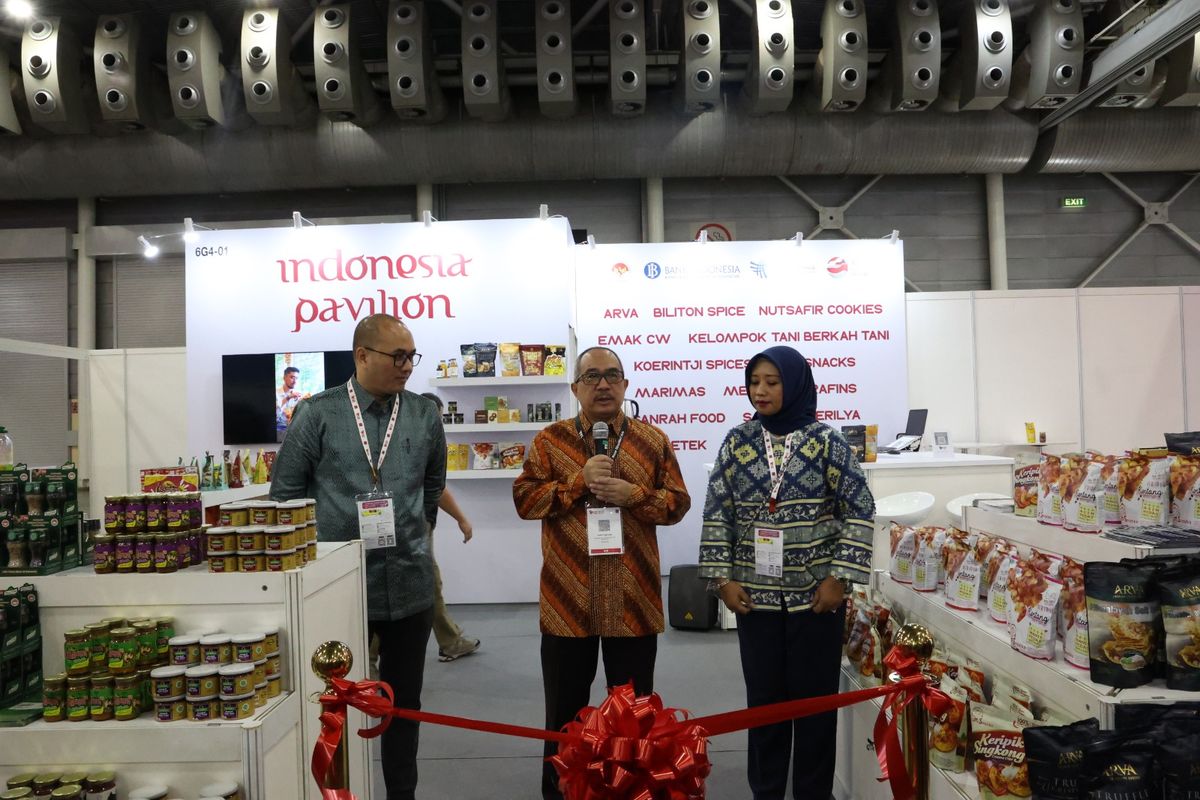 Pembukaan Indonesia Pavilion pada Pameran FHA Food & Beverage 2023 di Singapura yang berlangsung 25-28 April 2023.   