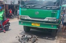 Truk Trailer Tabrak Pengendara Motor di Koja, Korban Terluka di Paha