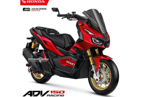 Modif Digital Honda ADV 150 Racing 