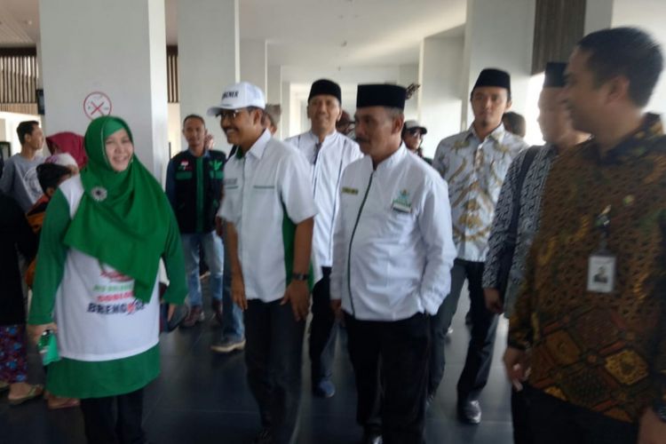 Gus Ipul saat tiba di Bandara Banyuwangi Rabu (30/5/2018)