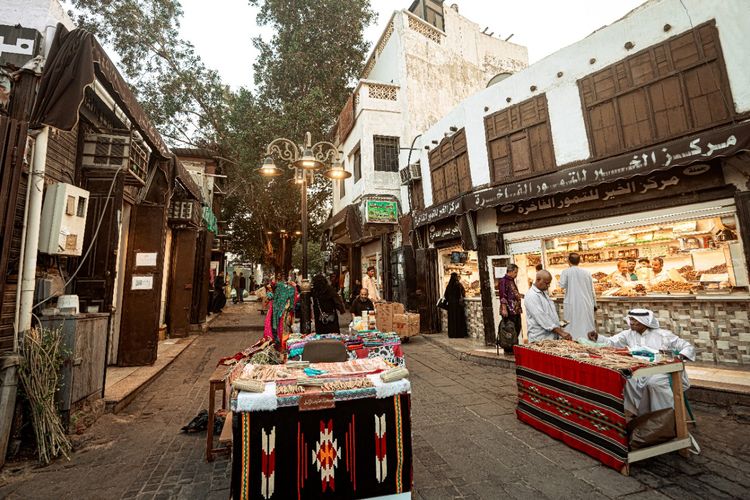 Pasar tradisional di Jeddah.