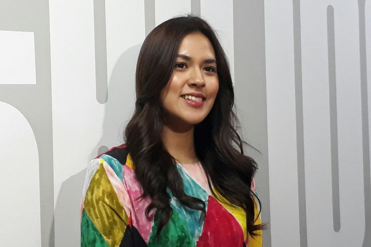 Raisa Andriana hadir dalam acara ulang tahun ke-17 Trax FM, yang diselenggarakan di Gedung Sarinah, Jakarta Pusat, Jumat (14/7/2017).